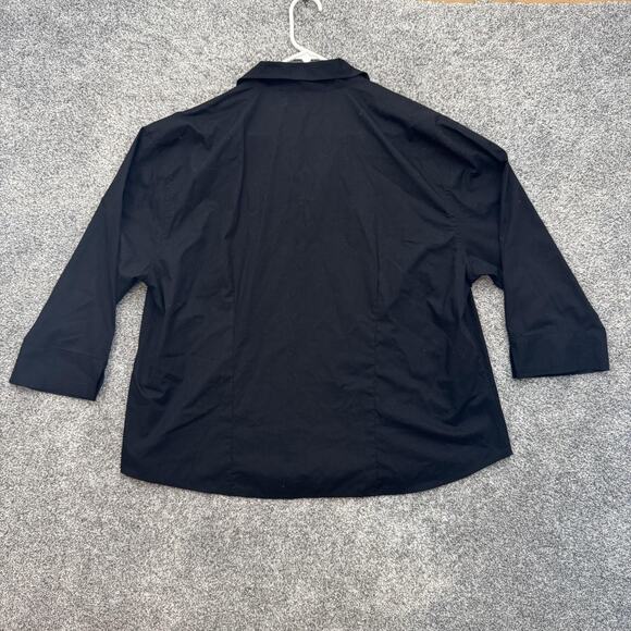 Vintage Y2K Tia Designs Shirt 1X Sea Shell Starfish Embellished Nautical Chic - Picture 9 of 9